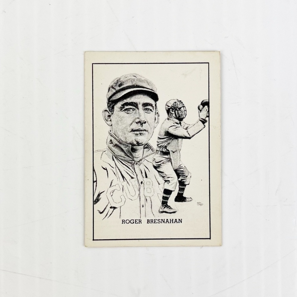 Vintage 1950 Callahan Hall of Fame Roger Bresnahan Baseball Trading Card